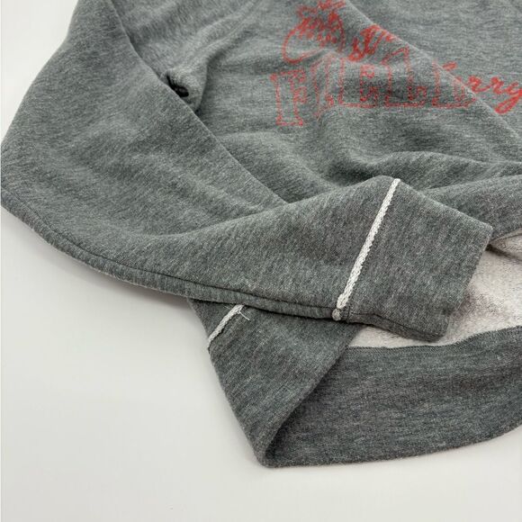 Free people | Gray Women's crew neck sweatshirt with Strawberry fields | small - Picture 6 of 9